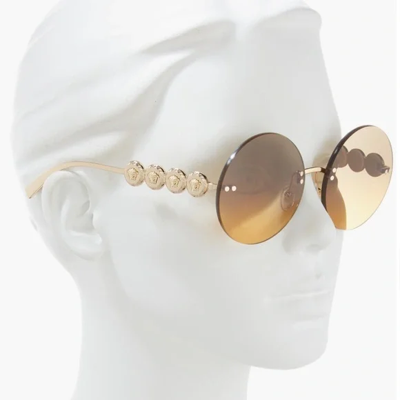 Versace | Accessories | Versace Round Gold Gradient  display picture 3